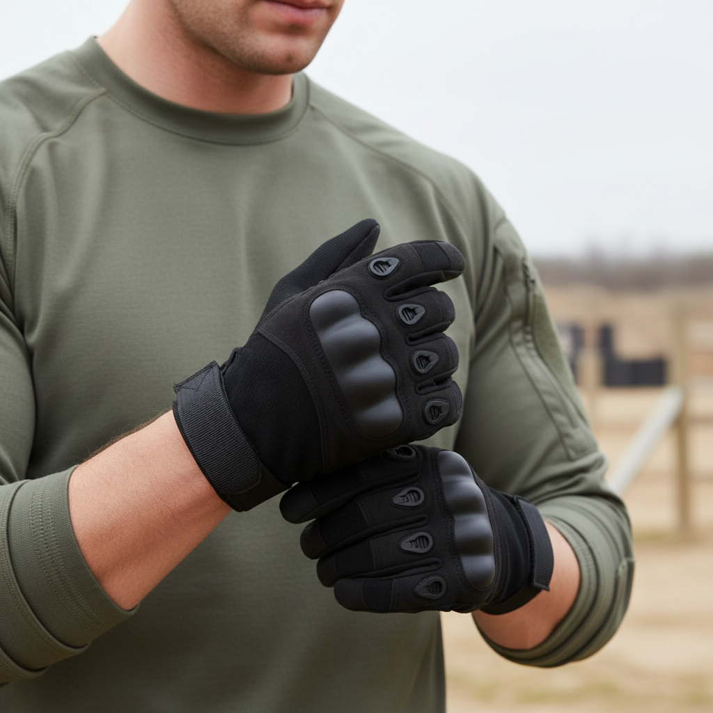 Gants tactiques doigts longs