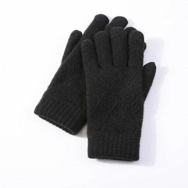 Gants tricotés confortables pour femme