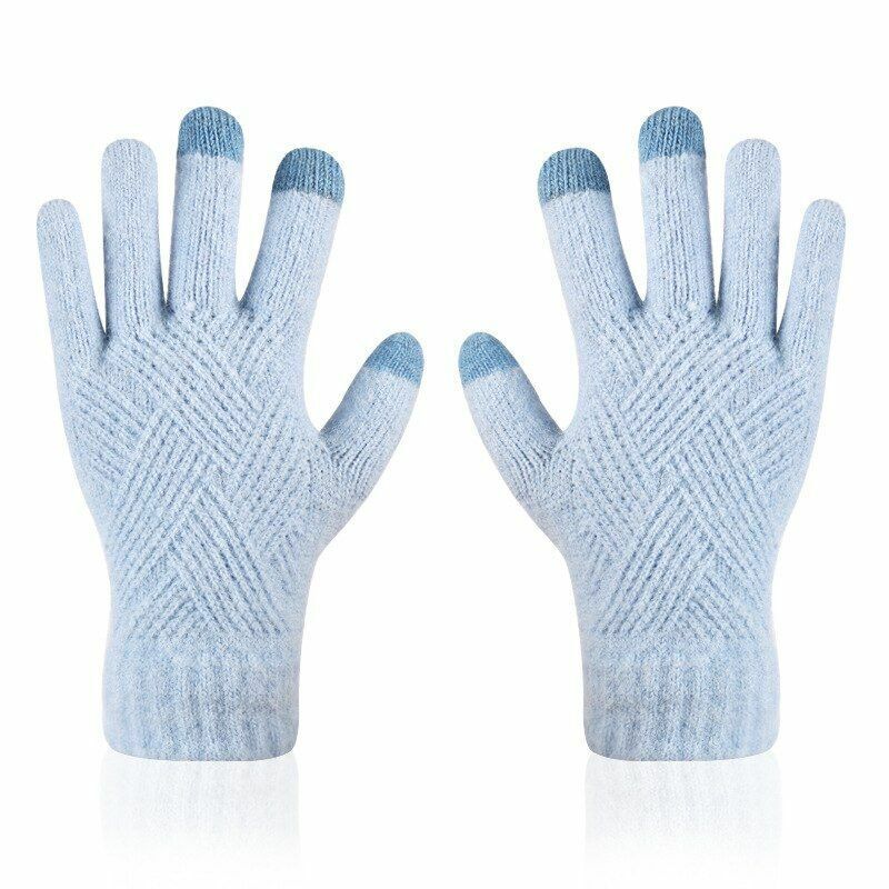 Gants tricotés confortables pour femme