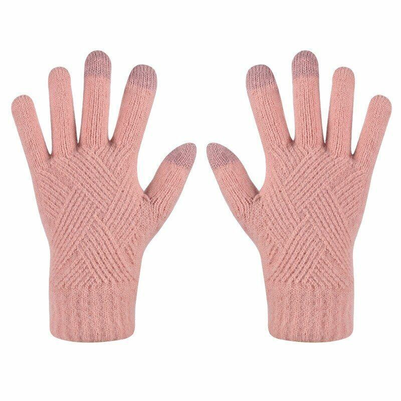 Gants tricotés confortables pour femme