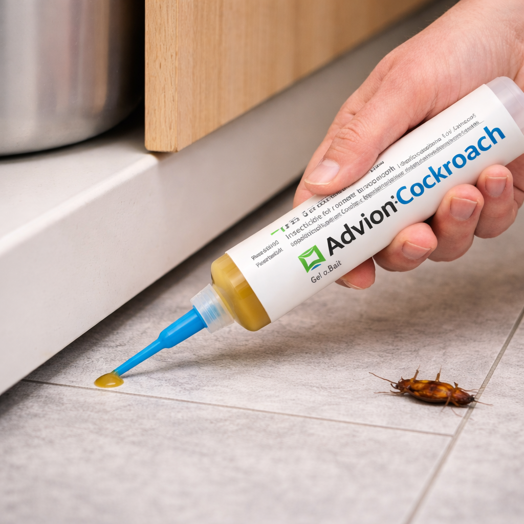 Gel anti-cafards en seringue pour intérieur, élimination efficace des nuisibles