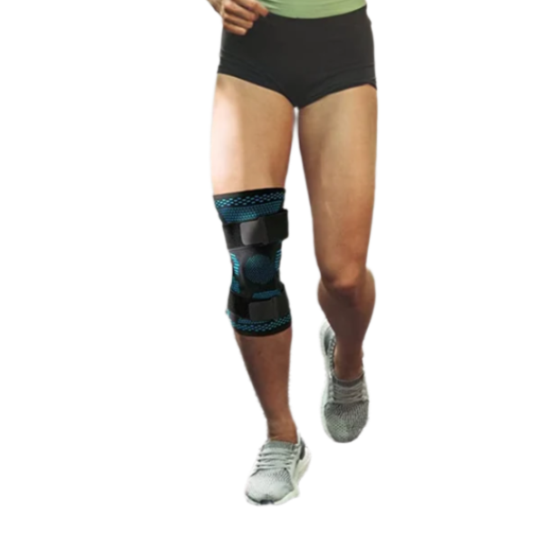 Genouillère pour soulagement de la douleur et stabilité