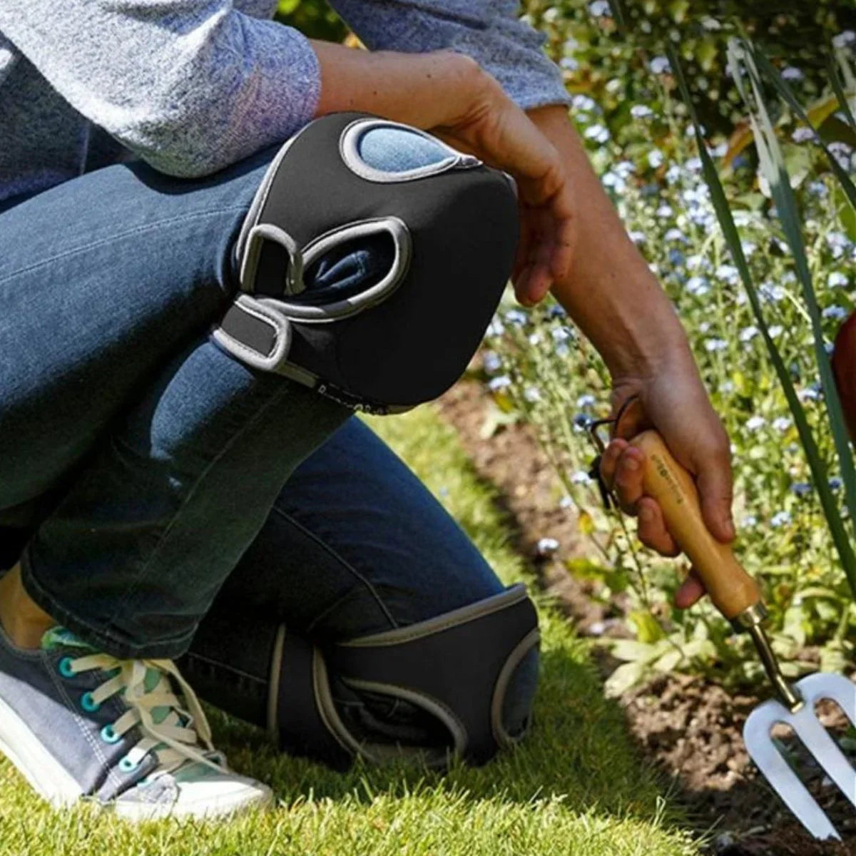 Genouillères de jardinage avec rembourrage renforcé