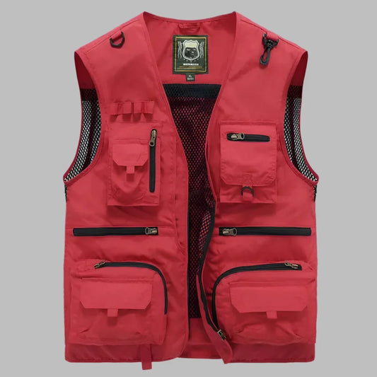Gilet d'été à plusieurs poches