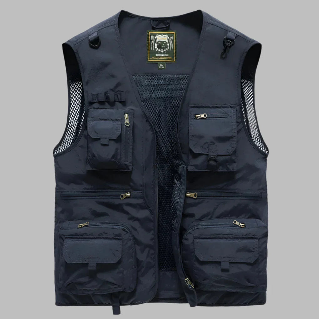 Gilet d'été à plusieurs poches
