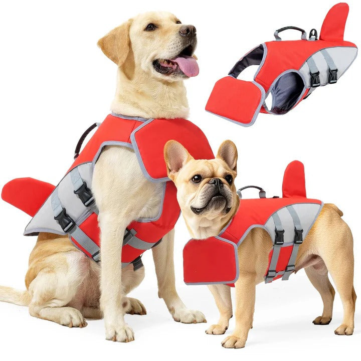 Gilet de sauvetage pour chien avec aide à la flottabilité