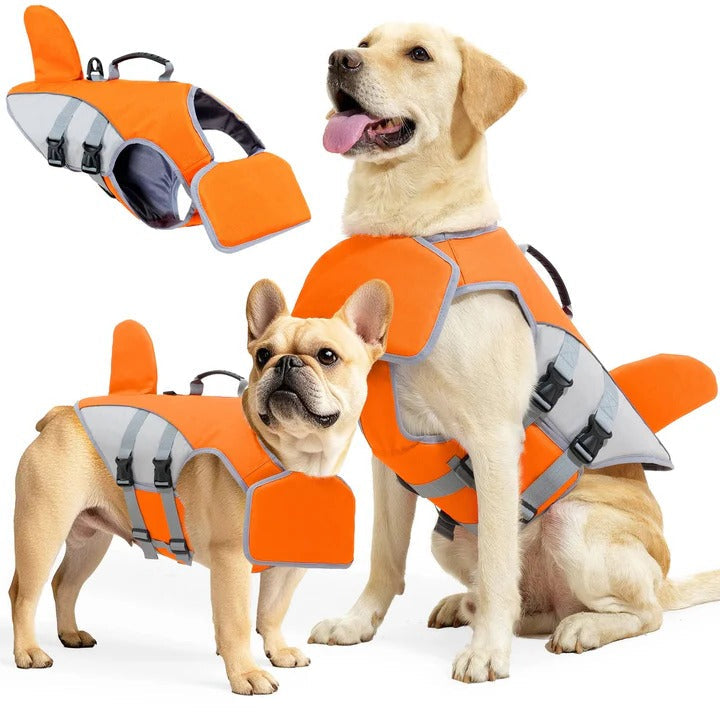 Gilet de sauvetage pour chien avec aide à la flottabilité
