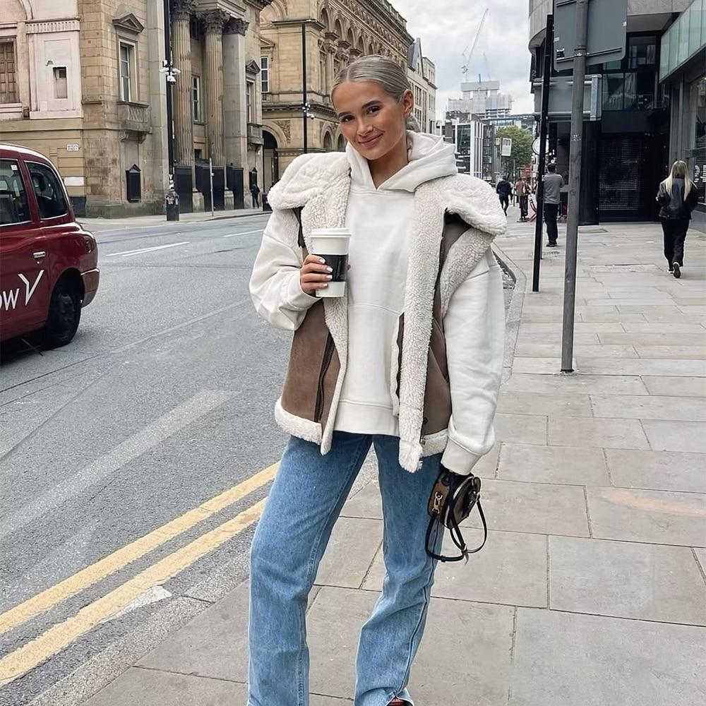 Gilet en cuir stylé et confortable