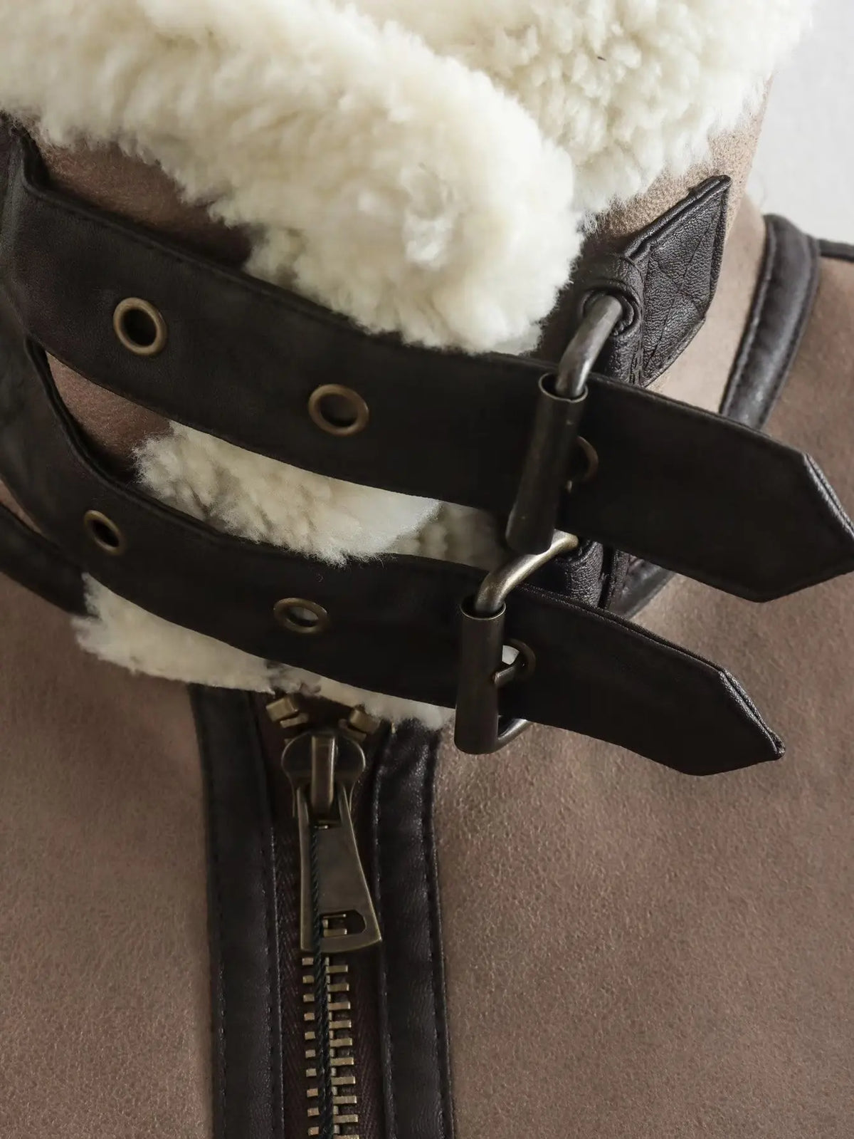 Gilet en cuir stylé et confortable