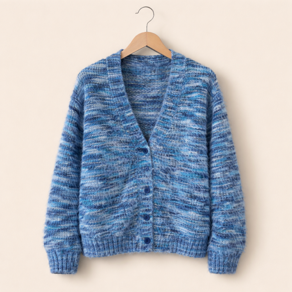 Gilet en maille sans fermeture pour femme