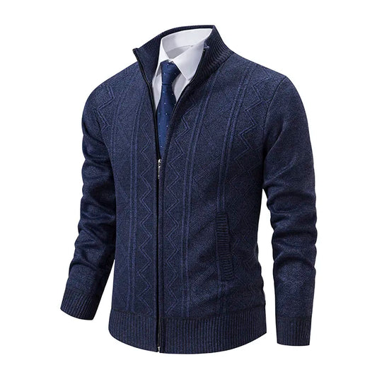 Gilet en maille zippé pour homme