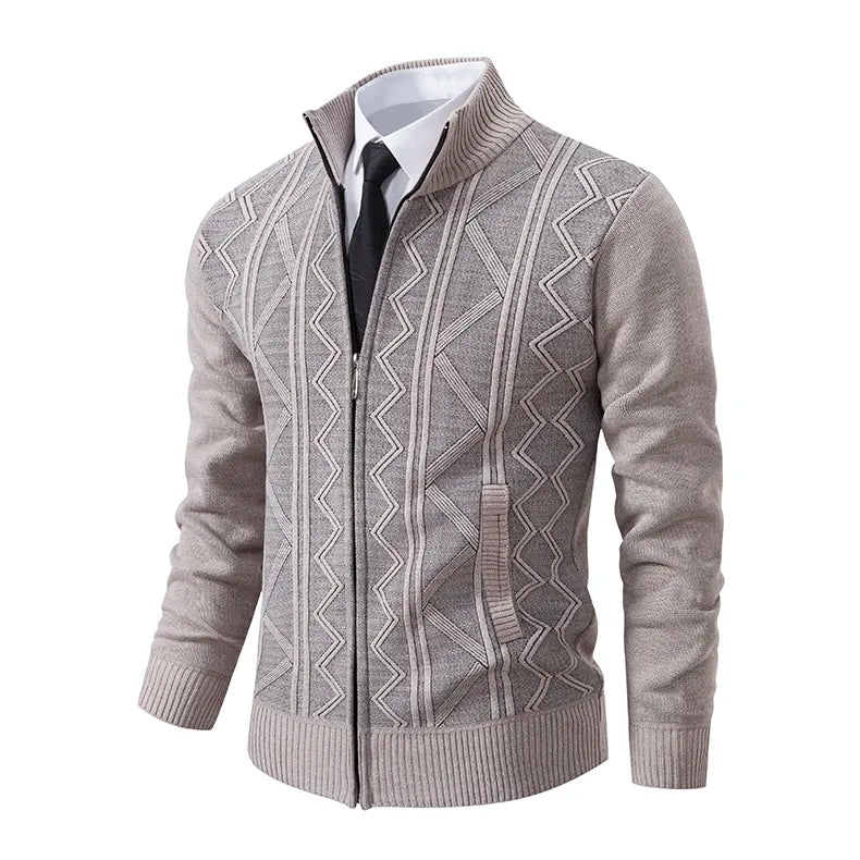 Gilet en maille zippé pour homme