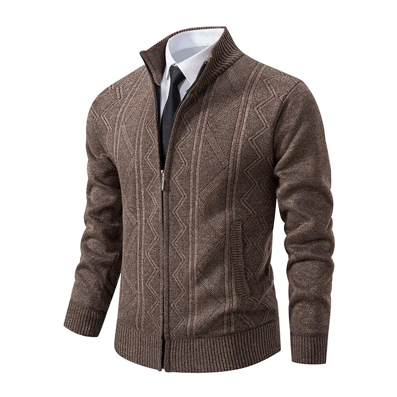 Gilet en maille zippé pour homme