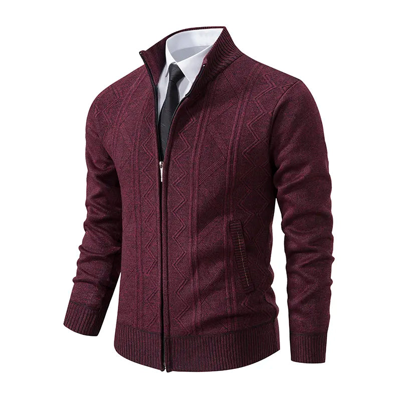 Gilet en maille zippé pour homme