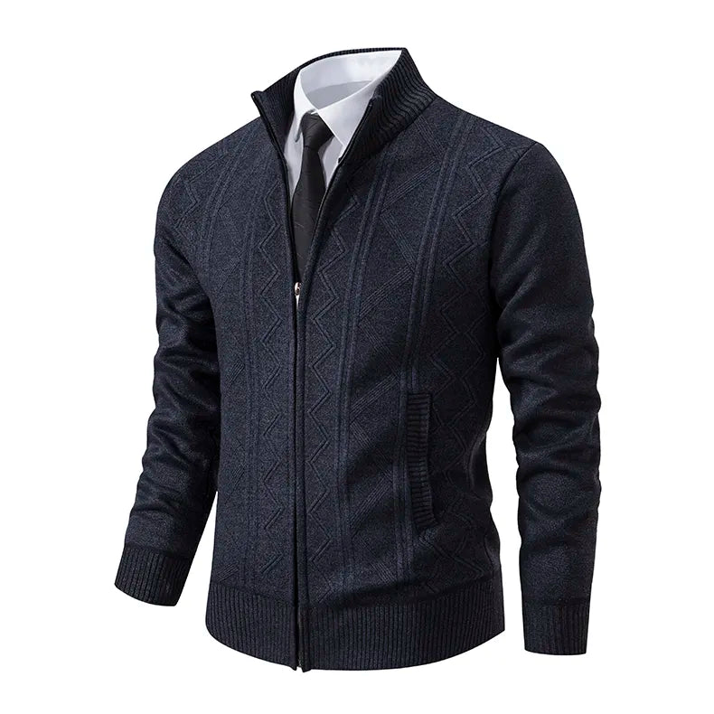 Gilet en maille zippé pour homme