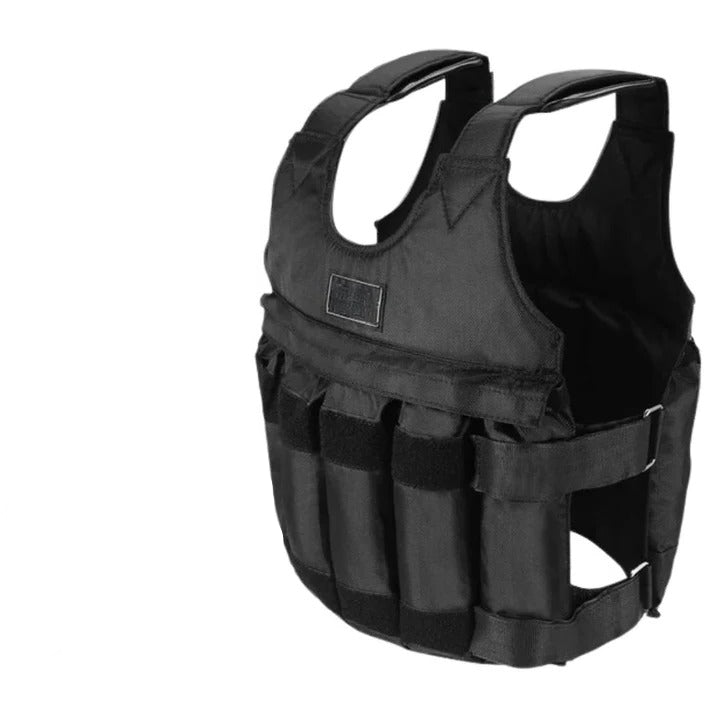 Gilet lesté réglable 110 lb pour entraînement et fitness