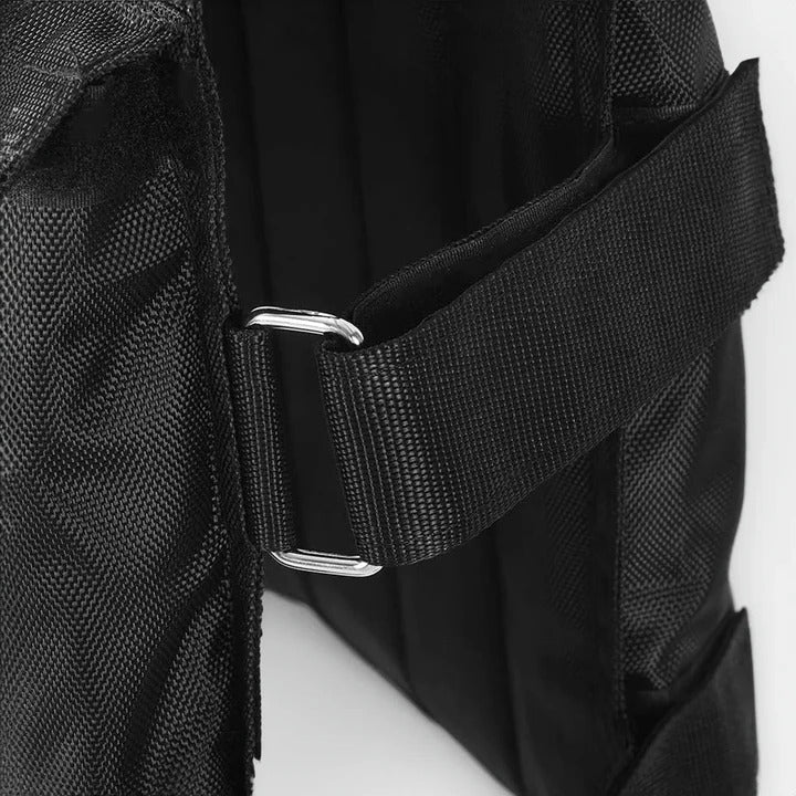 Gilet lesté réglable 110 lb pour entraînement et fitness