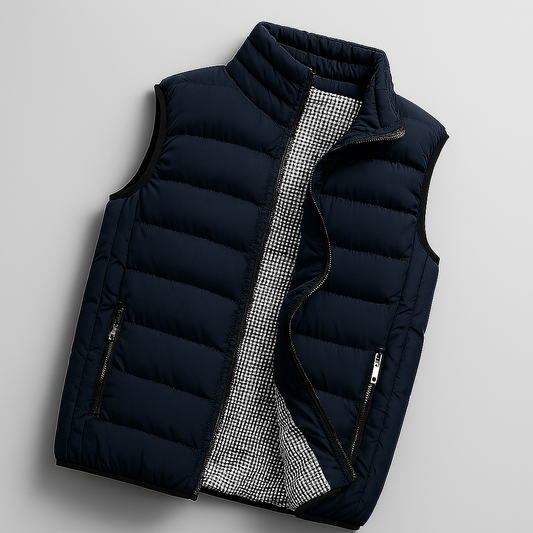 Gilet matelassé léger sans manches pour homme