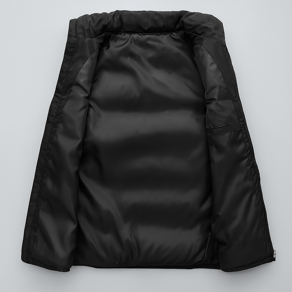 Gilet matelassé léger sans manches pour homme