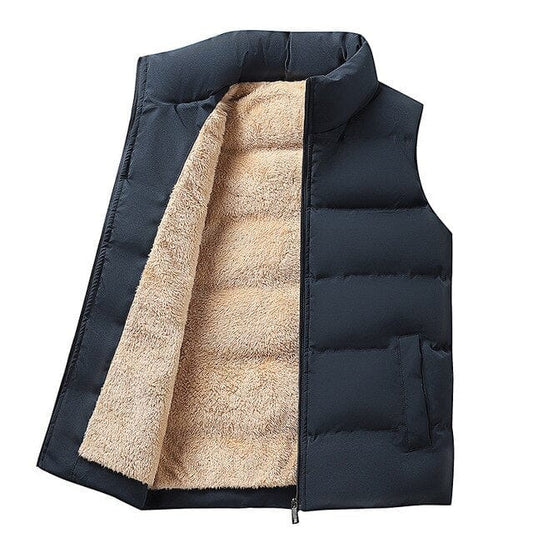 Gilet matelassé sans manches pour homme