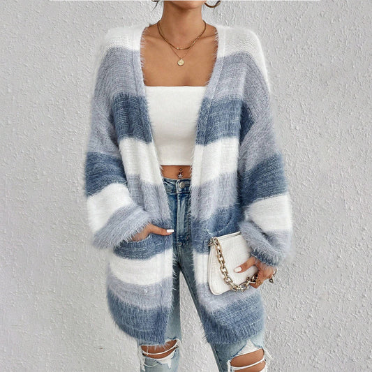 Gilet ouvert oversized femme