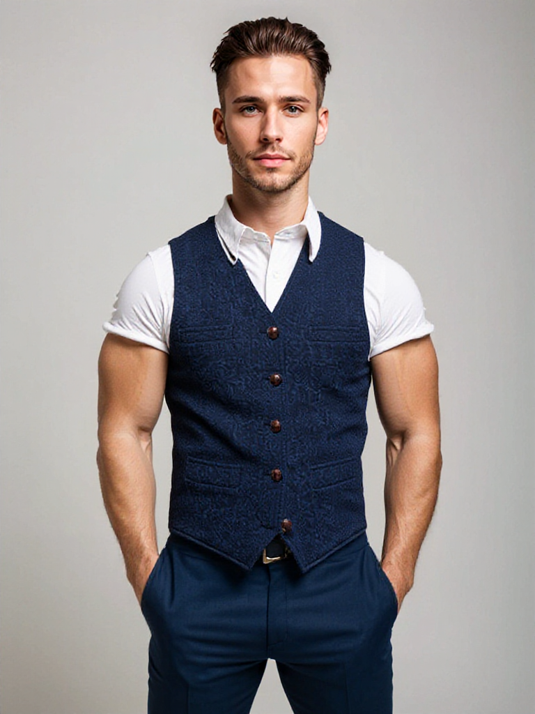 Gilet pour homme coupe moderne