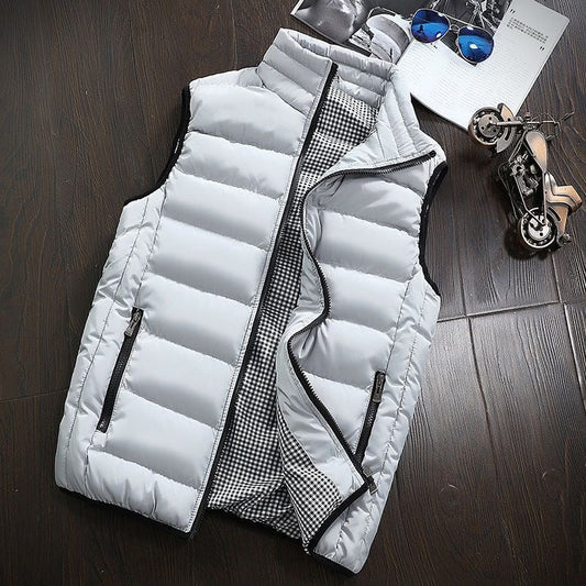 Gilet sans manches chaud et imperméable pour homme – style et fonctionnalité