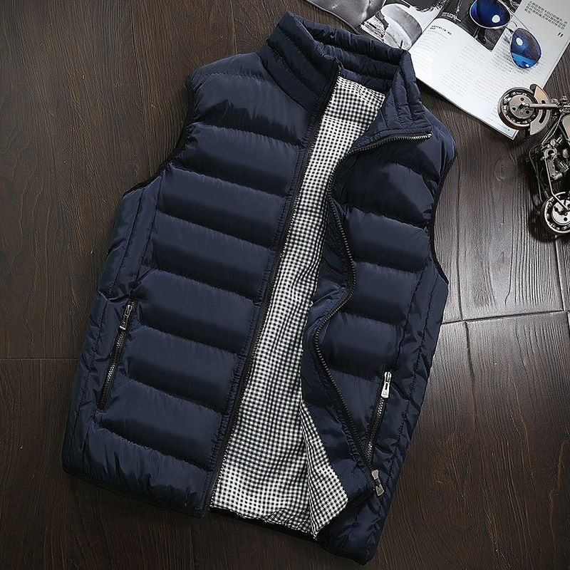 Gilet sans manches chaud et imperméable pour homme – style et fonctionnalité