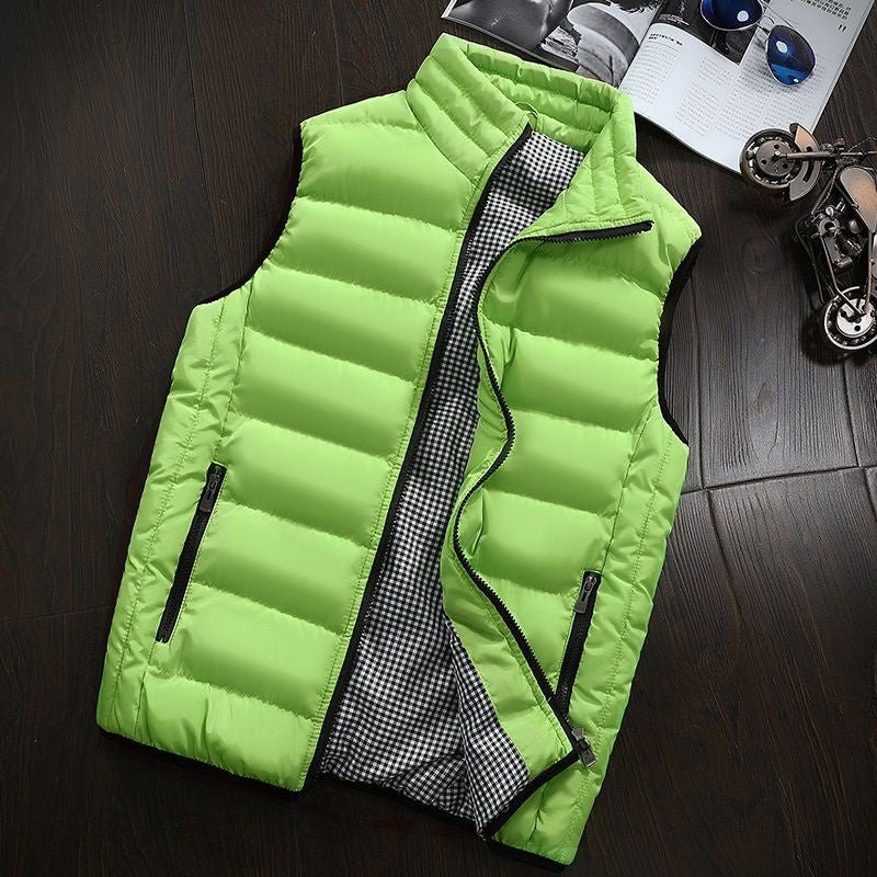 Gilet sans manches chaud et imperméable pour homme – style et fonctionnalité