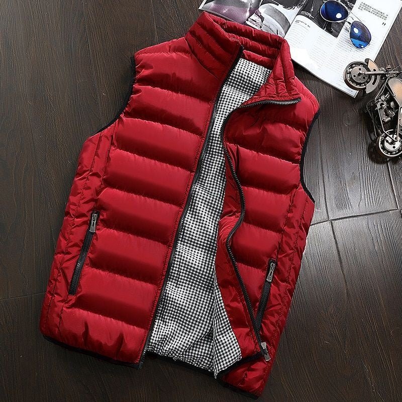 Gilet sans manches chaud et imperméable pour homme – style et fonctionnalité
