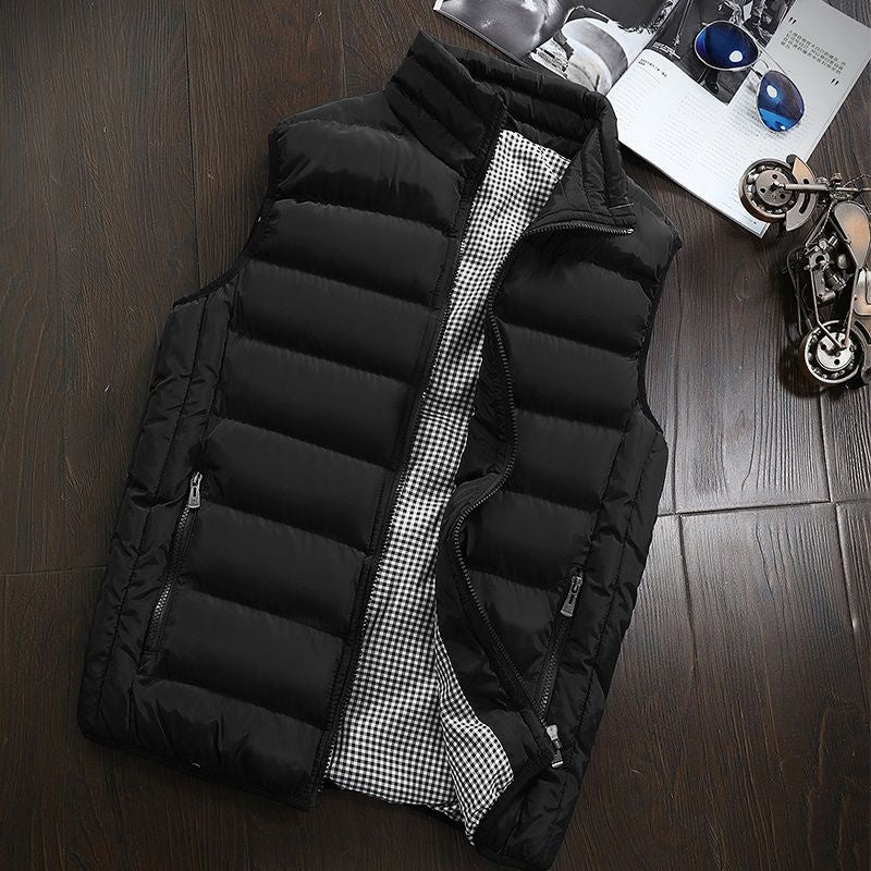 Gilet sans manches chaud et imperméable pour homme – style et fonctionnalité