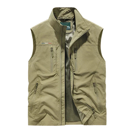 Gilet sans manches imperméable pour homme - Élégant et chaud