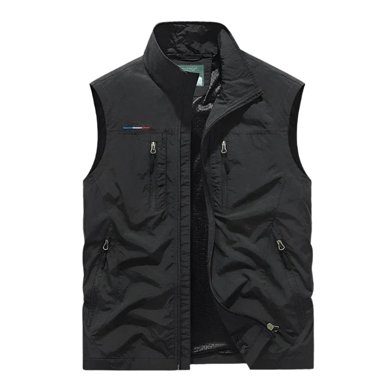Gilet sans manches imperméable pour homme - Élégant et chaud