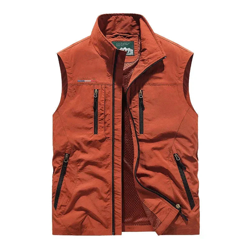 Gilet sans manches imperméable pour homme - Élégant et chaud