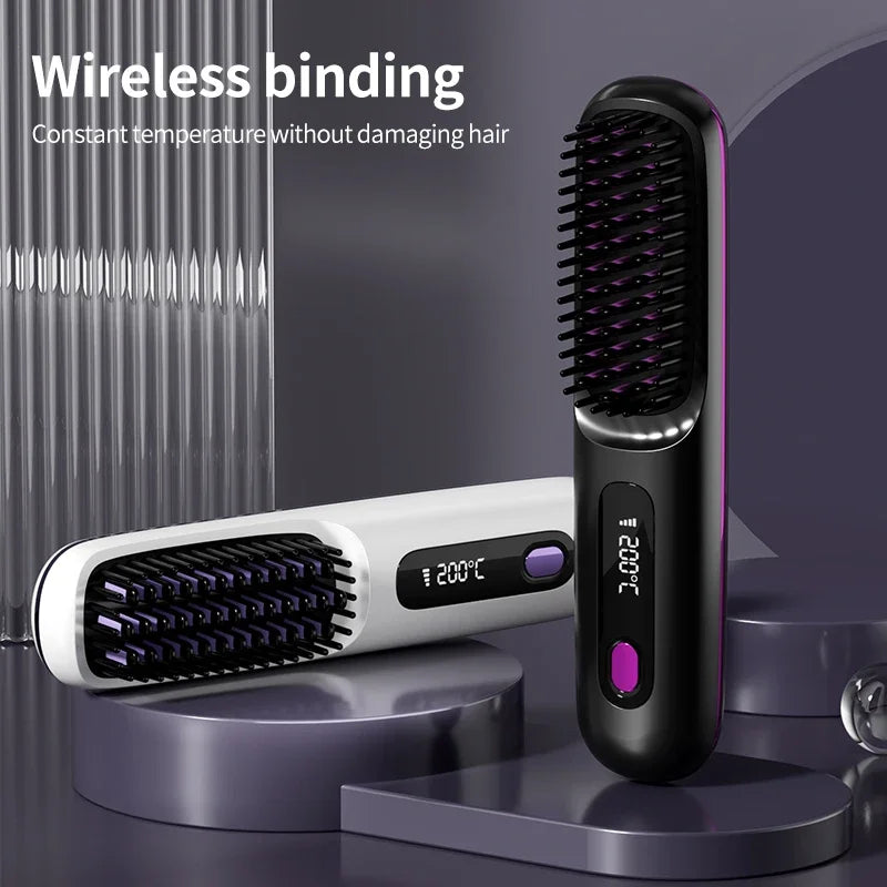 Glissara | Wireless Hair Stylers | USB Charging Function & LCD Screen | Ceramic & Ion Technology