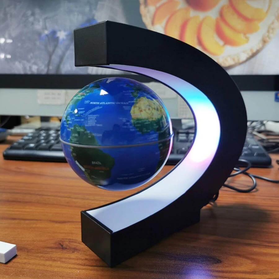 Globe terrestre à lévitation magnétique