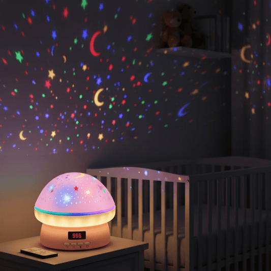 GLOWLIGHT – Magical Star Projector with 16 Colors & Timer Function