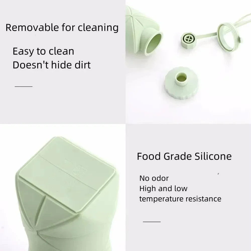 Gourde pliable en silicone 600 ml