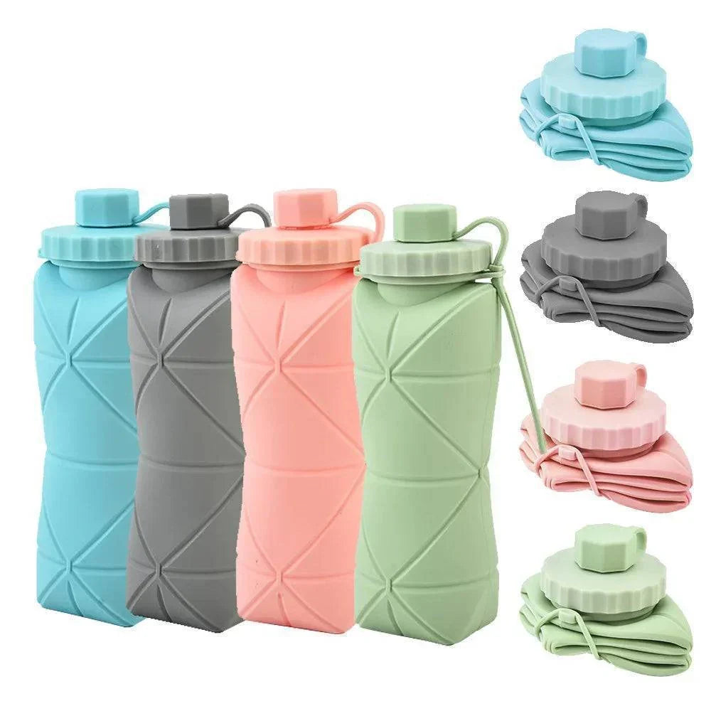 Gourde pliable en silicone 600 ml