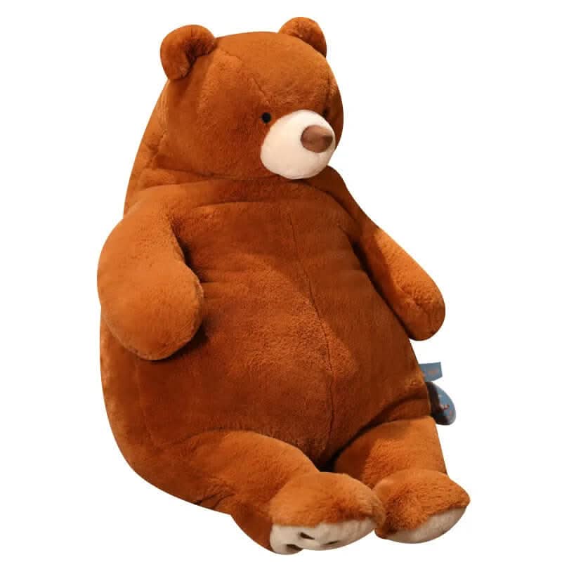 Grand animal en peluche lesté pour la détente