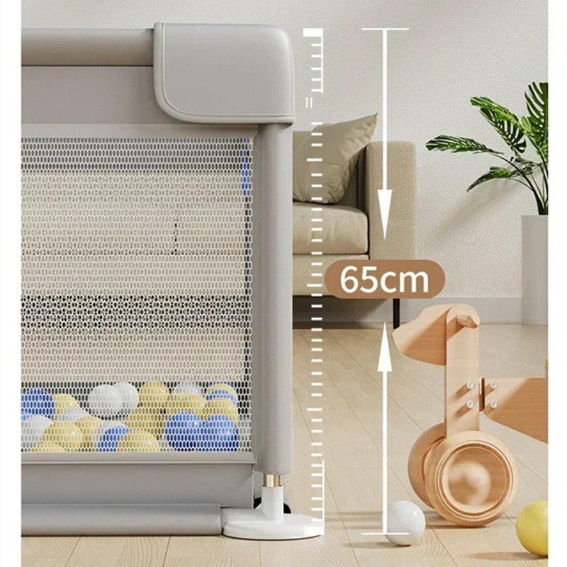 Grand parc de jeu sécurisé pour bébés et jeunes enfants – espace de jeu intérieur et extérieur avec panneaux souples