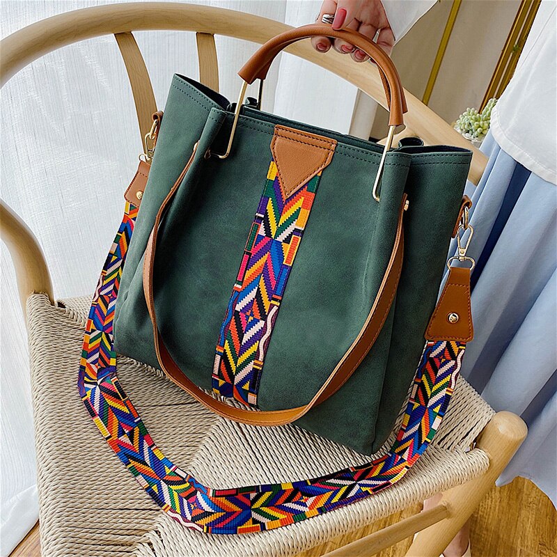 Grand sac à main en cuir PU pour le quotidien