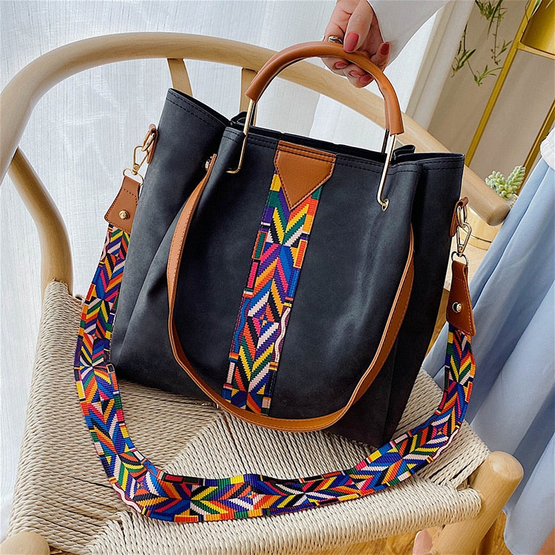 Grand sac à main en cuir PU pour le quotidien
