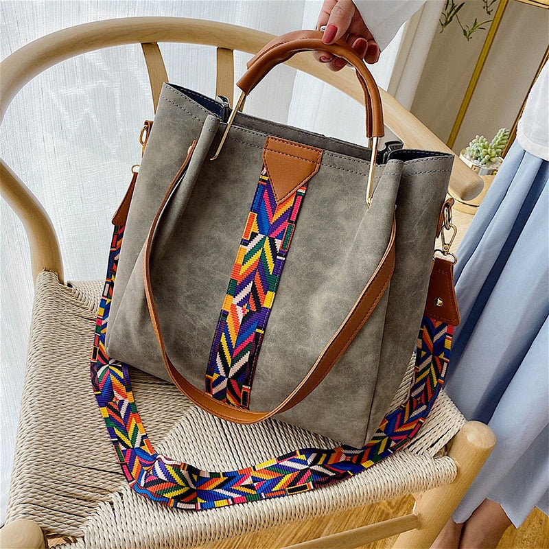 Grand sac à main en cuir PU pour le quotidien