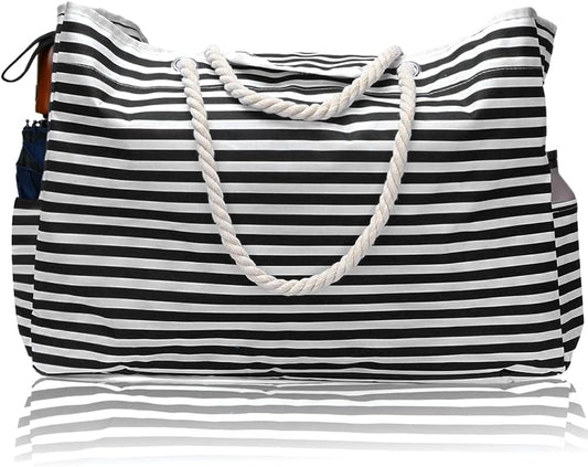 Grand sac de plage imperméable avec trousse de voyage supplémentaire