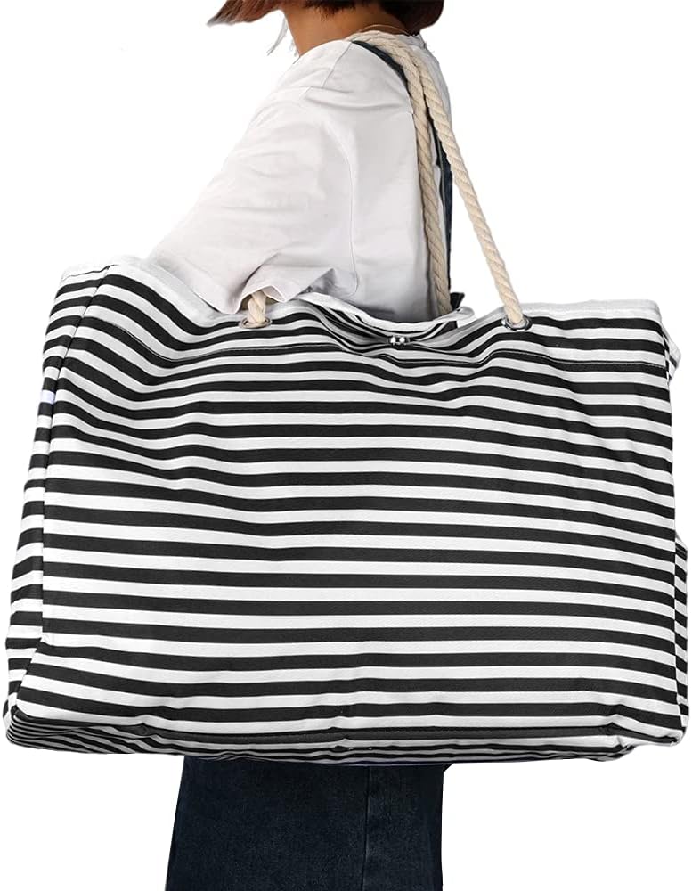 Grand sac de plage imperméable avec trousse de voyage supplémentaire