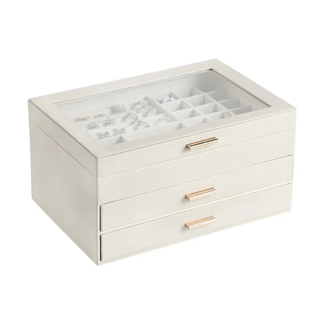 Grande boîte à bijoux de luxe - Organisez vos bijoux