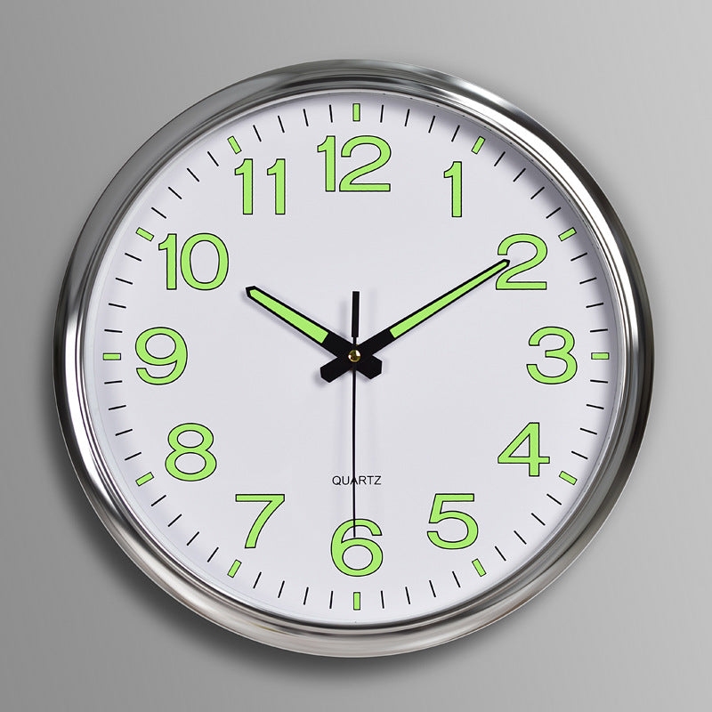 Grande horloge lumineuse élégante – Élément design à effet doux de luminescence pour un intérieur moderne et chaleureux