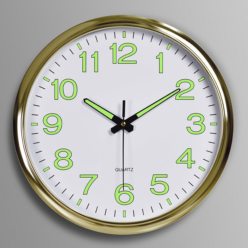 Grande horloge lumineuse élégante – Élément design à effet doux de luminescence pour un intérieur moderne et chaleureux