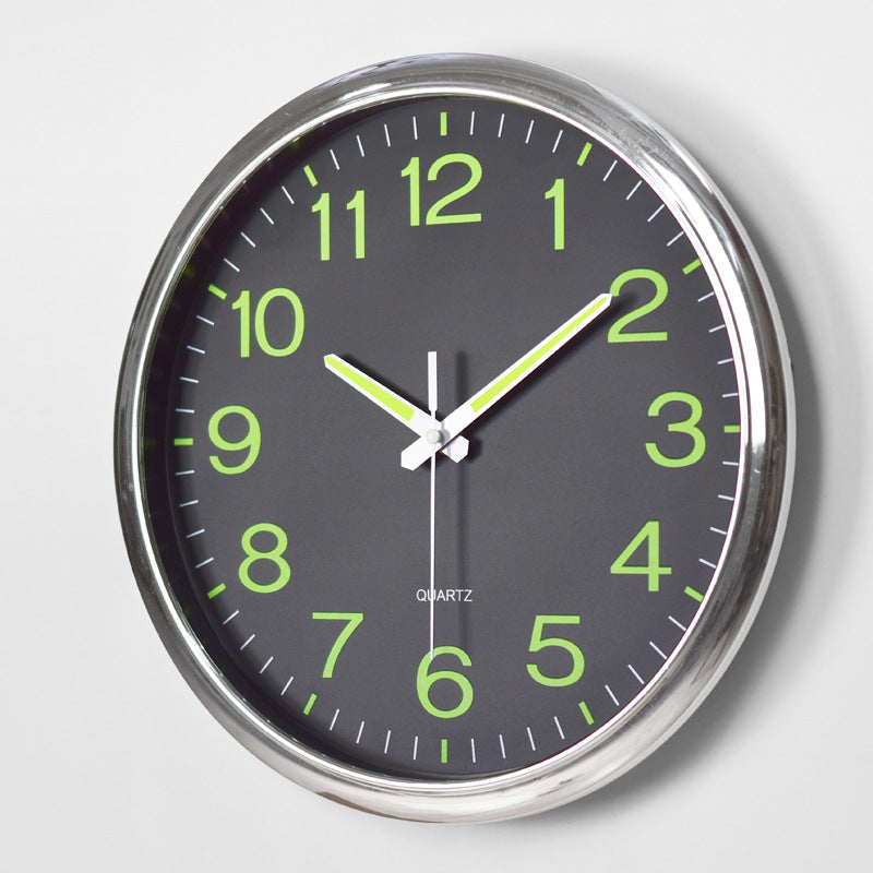 Grande horloge lumineuse élégante – Élément design à effet doux de luminescence pour un intérieur moderne et chaleureux